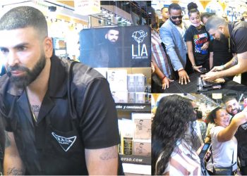 Jomari Goyso resalta apoyo de dominicanos en lanzamiento de su línea de belleza “Lia” en El Bronx