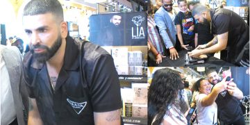 Jomari Goyso resalta apoyo de dominicanos en lanzamiento de su línea de belleza “Lia” en El Bronx