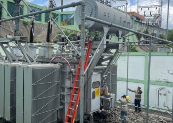 ETED realiza trabajos en autotransformador de Arroyo Hondo 