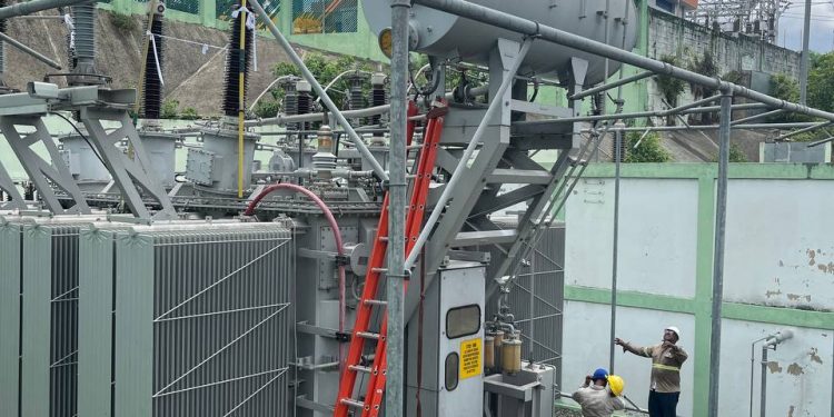 ETED realiza trabajos en autotransformador de Arroyo Hondo 