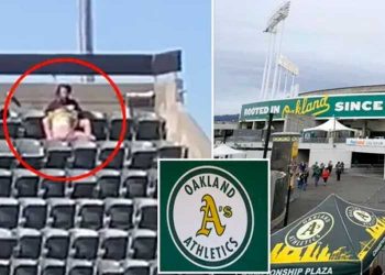 Polémica en Alto Manhattan por acto sexual en pleno juego Atléticos y Marineros de Seattle