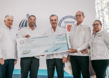 Presidente deja iniciados los trabajos de rehabilitación planta potabilizadora La Noriega I