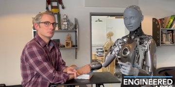 VIDEO: Un robot humanoide asegura que los androides «nunca dominarán el mundo»