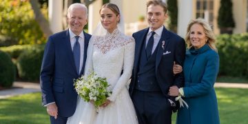La nieta de Joe Biden se casa en la Casa Blanca