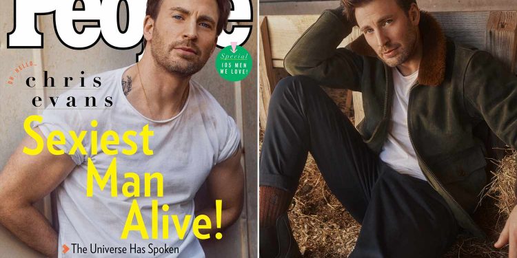 Chris Evans es elegido el hombre más sexy del mundo en 2022