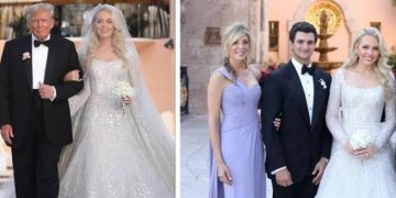 La hija menor de Donald Trump, Tiffany, se casó con el multimillonario