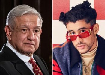 Presidente de México le pide a Bad Bunny realizar concierto gratis en ese país