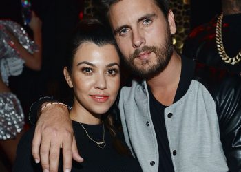 Kourtney y Scott, unidos por el cumple de su hijo