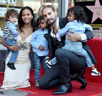 Zoe Saldaña revela por qué su esposo adoptó su apellido