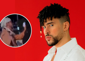Bad Bunny crea lío con una fanática por un teléfono