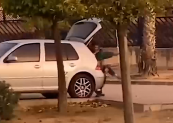 Graban en directo el secuestro de una mujer en España (VIDEO)