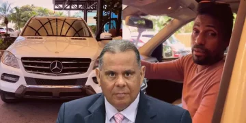 Juan Ramón Gómez Díaz le regala vehículo a Fausto Mata