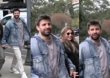 Muy sonrientes y agarrados de la mano, captan a Clara y Piqué en Barcelona