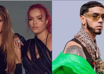 La reacción de Anuel AA al último éxito musical de su ex Karol G y Shakira
