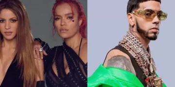 La reacción de Anuel AA al último éxito musical de su ex Karol G y Shakira