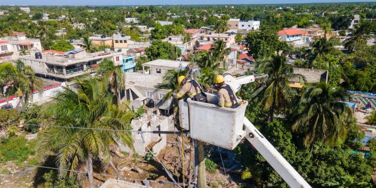 ETED trabaja en línea La Vega – Constanza 