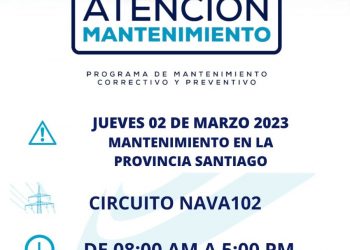 Edenorte anuncia interrupción por mantenimientos en Puerto Plata