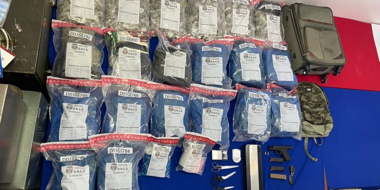 DNCD desmantela red de microtráfico en Santiago y ocupa más de 66,000 gramos de drogas