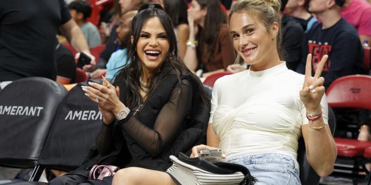 Natti Natasha y Aryna Sabalenka dándolo todo en Miami