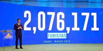 RD rompe récord de llegada turistas en primer trimestre 2023 con más de 2 millones