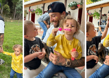 Así se ve Maluma de niñero, en redes sociales le pidieron que encargara los propios
