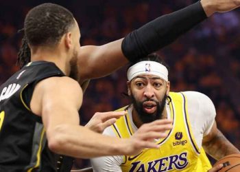 Los Angeles Lakers gana a Golden State Warriors en su casa 112-117