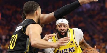 Los Angeles Lakers gana a Golden State Warriors en su casa 112-117