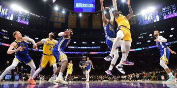 Los Ángeles Lakers son finalistas del Oeste, tras vencer 122-101 a Golden State Warriors