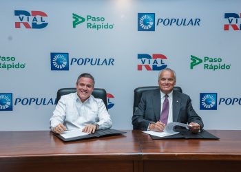 Popular y RD VIAL ofrecerán las recargas del servicio de “Paso Rápido” en canales digitales y oficinas