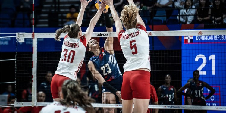 Polonia se impone a Reinas del Caribe en Liga de Naciones