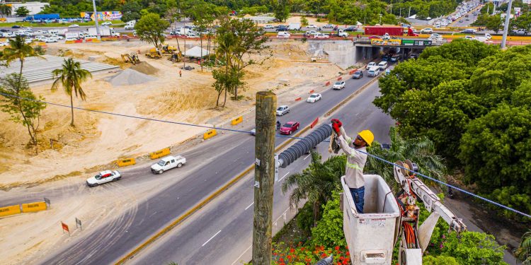 ETED desvía línea para facilitar trabajos de ampliación Autopista Duarte  