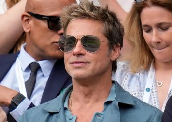 La presencia de Brad Pitt en la final de Wimbledon revolucionó las redes sociales
