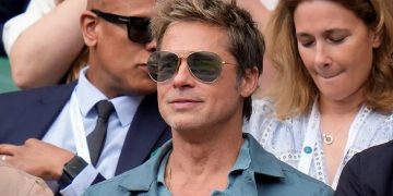 La presencia de Brad Pitt en la final de Wimbledon revolucionó las redes sociales