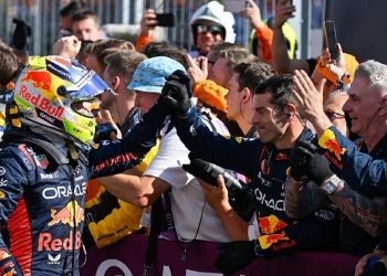 ¡‘Checo’ Pérez está de regreso! Sube al podio en el GP de Hungría 2023; Max Verstappen gana de nuevo