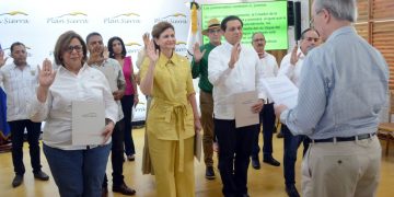 Juramentan a la vicepresidenta Raquel Peña y al ministro de Salud como nuevos socios del Plan Sierra
