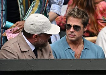 La presencia de Brad Pitt en la final de Wimbledon revolucionó las redes sociales
