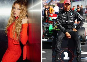 Esta sería la prueba de que Hamilton «se coló» en el estudio con Shakira
