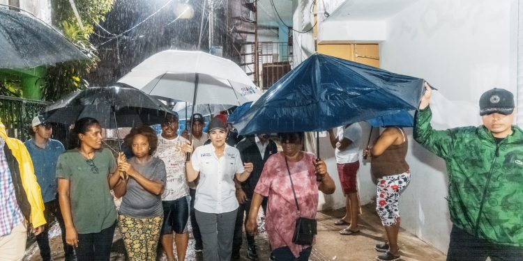 Carolina Mejía: «Tomando las medidas preventivas necesarias por la llegada de la tormenta»