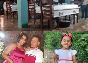 Muere pareja de esposos y su hija en choque de motocicleta y camión en Las Canas de Imbert
