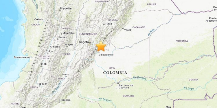 Se registra un fuerte sismo de magnitud 6,1 cerca de Bogotá