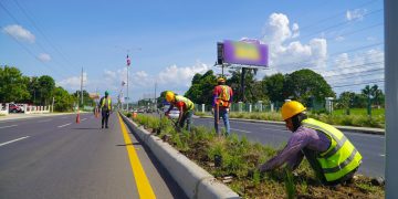 Avanzan los trabajos de la Autopista Duarte, entrada a Santiago de los Caballeros