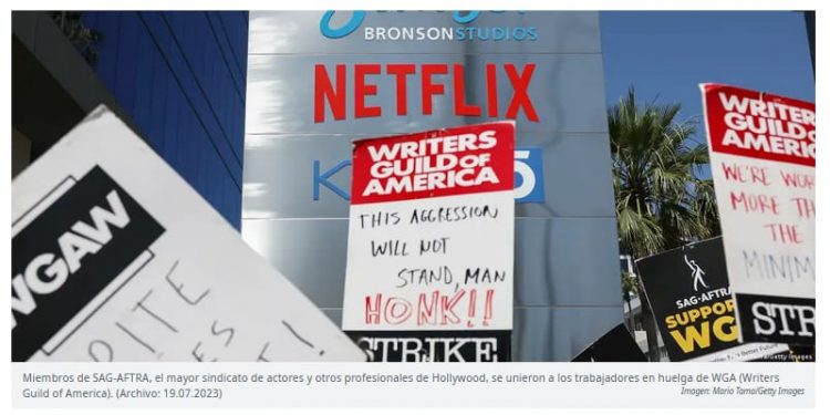 Guionistas de Hollywood acuerdan terminar huelga