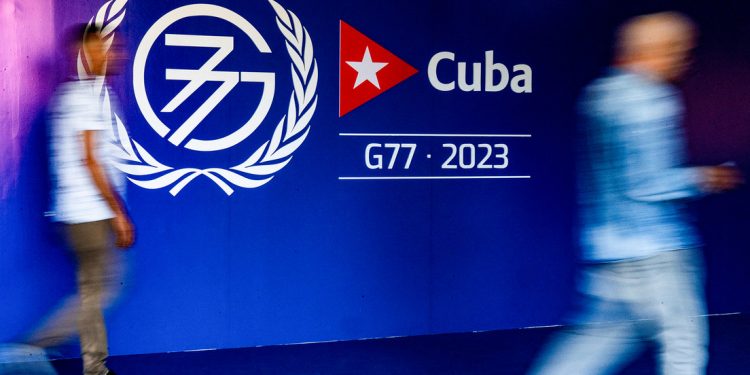 Cuba acoge la cumbre del G77 + China en medio de «un orden internacional cada vez más excluyente»