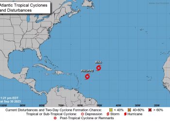 Tormentas Philippe y Rina ponen en alerta al Caribe