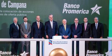 Presidente Abinader da campanazo y oficializa la apertura de colocación de la primera oferta pública de acciones preferentes de Banco Promerica