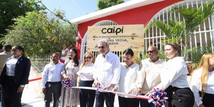 Presidente Abinader inaugura CAIPI Comunitario en Sabana Yegua, en Azua
