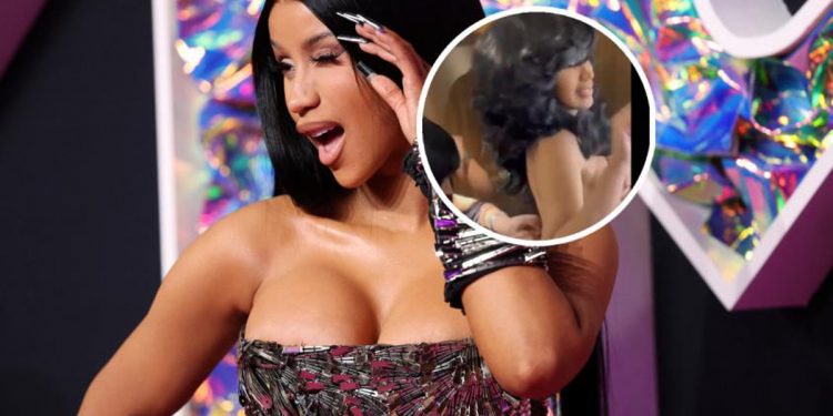 Este es el truco viral que utilizó Cardi B para un cambio de vestido