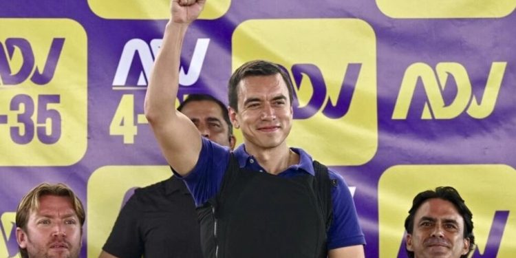 Daniel Noboa gana las presidenciales en Ecuador