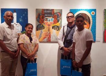 Estudiantes de artes del barrio Santa Lucía participan en exposición colectiva en España