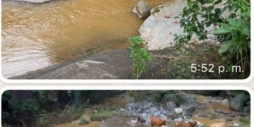 Sedimentos en Manabao: a consecuencia de las frecuentes lluvias y actividades agrícolas